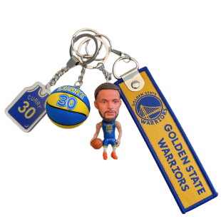 球星公仔手办钥匙扣挂件科比詹姆斯欧文杜兰特库里篮球周边挂饰