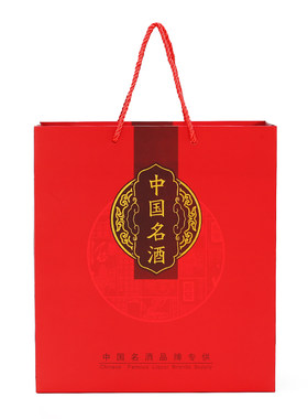 卡纸装白酒光瓶手提纸袋量大优惠