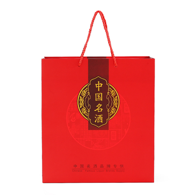 卡纸装白酒光瓶手提纸袋量大优惠