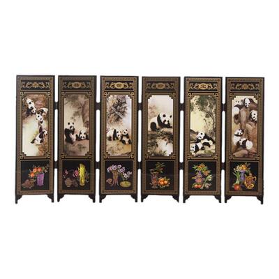 千里江山中国风礼品送老外漆器