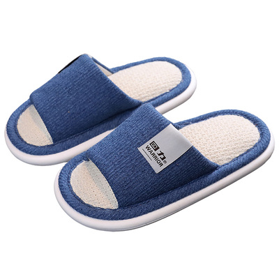 回力日式亲子款儿童亚麻拖鞋