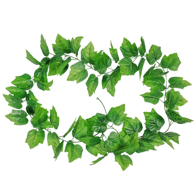 仿真葡萄叶假花藤蔓植物室内装饰
