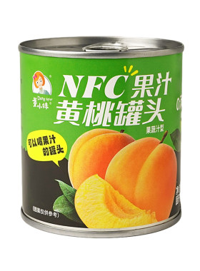 董小妹NFC果汁黄桃罐头280g甘蔗汁梨汁水果罐头休闲零食黄桃罐头