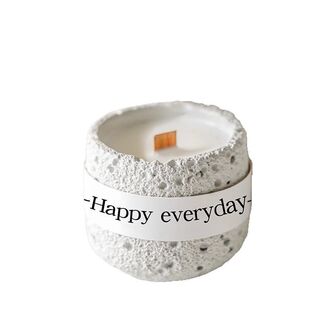 香薰蜡烛熏香高级持久家用高级感无烟蜡香氛送生日礼物栀子花点燃