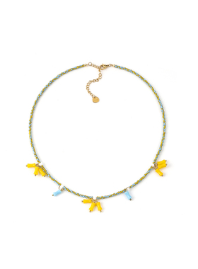 蒜了耳巨好看独特漂亮流苏项链夸张项链气质秋冬新中式竹节锁骨链