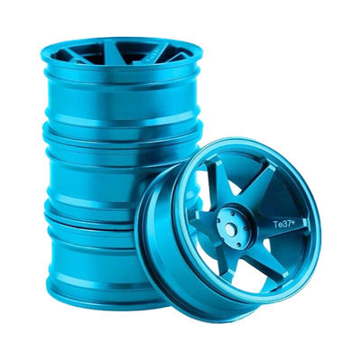 1/10rc模型车平跑竞速房车通用金属轮毂轮框52mmx26mm结合器12mm