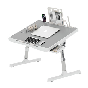 可升降床上小桌子电脑桌学生宿舍折叠学习桌懒人简易书桌家用飘窗