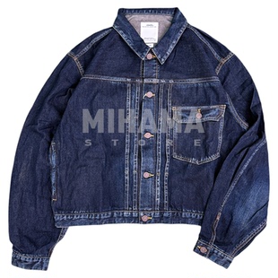 现货 VISVIM SS 102XX JKT DMGD MUD 泥染水洗做旧牛仔夹克 26AW