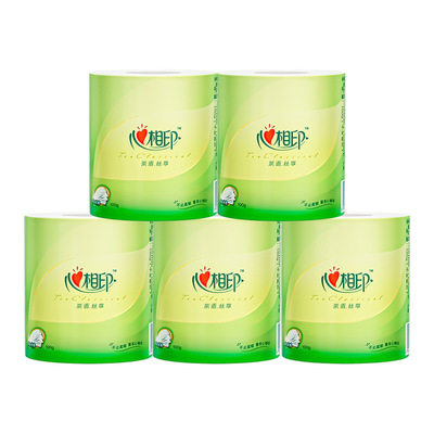 【U先】心相印卷筒纸茶语丝享100g*3卷家用厕纸4层加厚易冲散