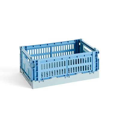 HAY混色折叠收纳筐可堆叠