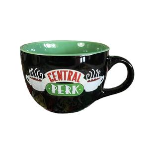 外贸原单老友记马克杯周边central perk大容量陶瓷碗杯咖啡杯子潮
