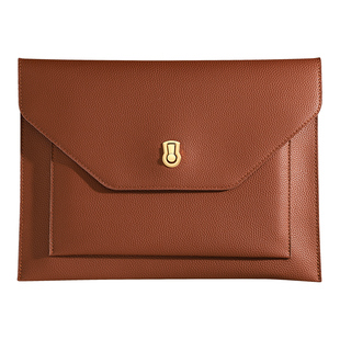 皮质文件袋定制a4资料收纳档案袋防水大容量加厚商务公文包高颜值便携手提包双层合同票据袋高级感可印logo