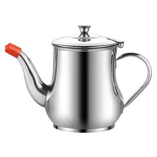 滤网油壶304不锈钢家用厨房装油罐防漏酒壶安士壶倒油瓶调味瓶罐