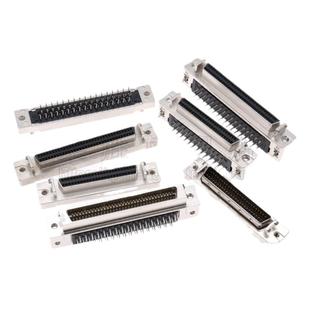 SCSI连接器 50P/68P 直脚/弯脚公头母头孔式 DB型焊板式 插板式