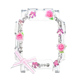 适用小天才电话手表z9表带z11/z10/z8a透明保护壳q1a/q2/d3/d5/z7s/z6a防摔diy表壳y8/y7/z1s/q1炫彩表带配件