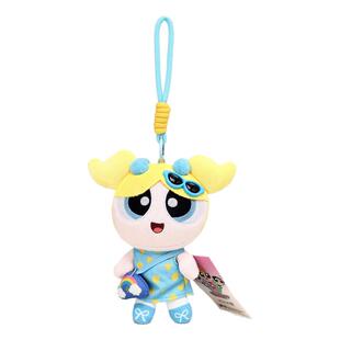 YUYI正版联名飞天小女警郊游泡泡毛绒公仔书包包挂件玩偶女钥匙扣