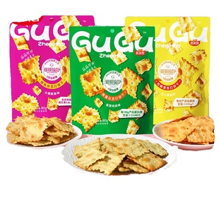 香美客苏打饼干菇菇珍好零食咸味海盐香葱无加蔗糖办公室休闲解馋