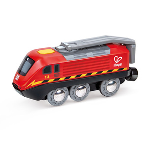 Hape蓄能动力火车轨道电动车头儿童早教益智玩具男孩女孩模型3岁+