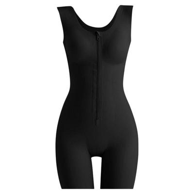全身强压拉链排扣连体塑身衣女后脱式收腹提臀产后收肚子塑型美体