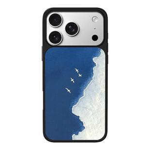 哩卜哩卜自由海浪飞鸟适用iPhone17promax手机壳苹果16Pro磨砂华为pura80黑边15小米17磁吸13ro碳纤维16玻璃