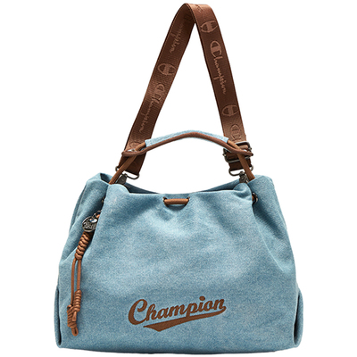 champion冠军大容量抽绳斜挎包