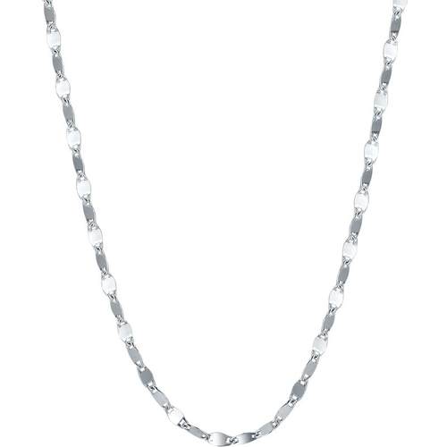 周六福铂金项链女款pt950白金m扣素链锁骨链官方旗舰店送女生礼物