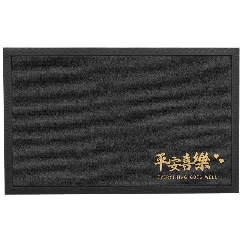 轻奢绣花防滑入户门地垫