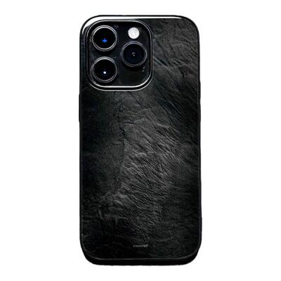 「黑曜凝岩」壳语堂新中式国风适用苹果iphone16Promax手机壳iPhone14Pro玻璃套13pro防滑13mini全包11高级