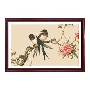 电表箱装饰画免打孔遮挡配电箱水墨画电闸盒强弱总开关新中式挂画