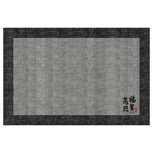 入户门地垫高级感灰色家用防滑大门口进出入平安门垫地毯免洗耐脏