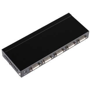 迈拓维矩 MT-DV401 高清DVI切换器四进一出电脑视频会议主机服务器LED屏显示器共享器带遥控器切屏器4进1出