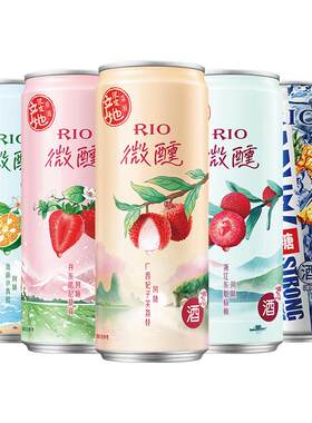 RIO预调鸡尾酒微醺强爽5罐