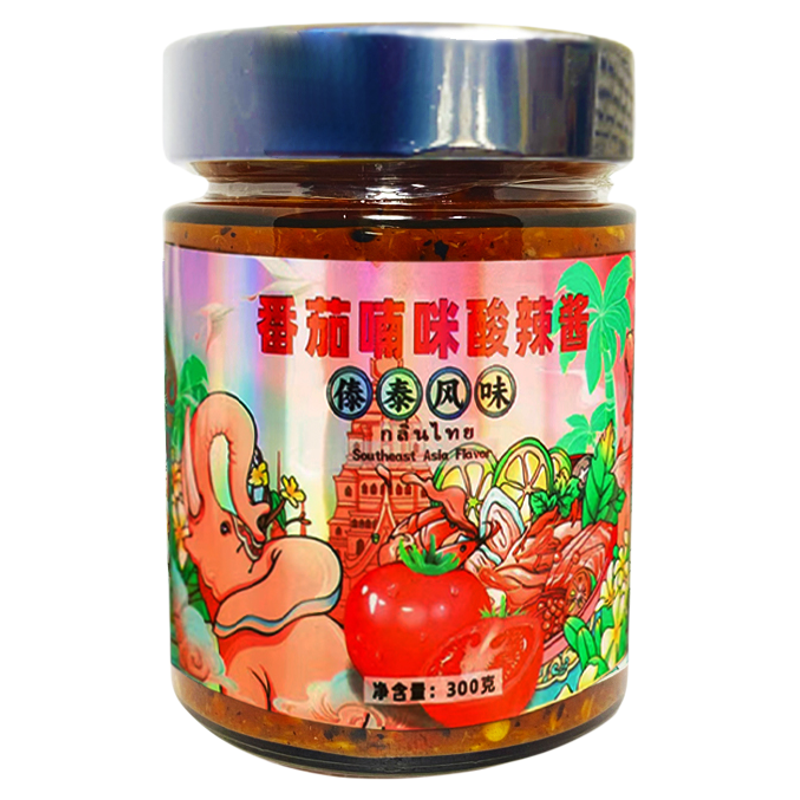 版纳番茄喃咪拌饭下饭酱酸辣蘸酱