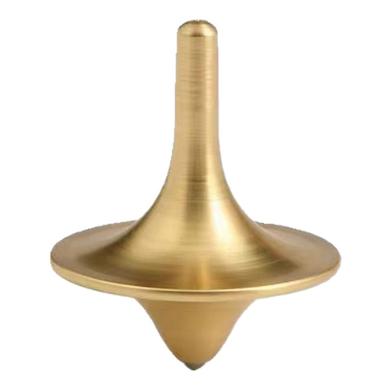 黄铜钢珠指尖陀螺盗梦空间同款无阻力旋风工艺品老少皆宜锻炼手指