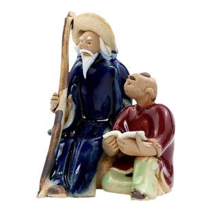 盆景摆件人物造景装饰品吸水石上水石流水装饰品花盆摆件鱼缸造景