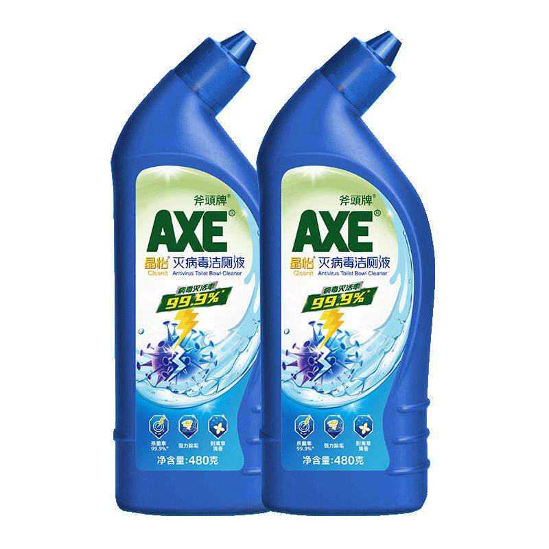AXE斧头牌灭病毒洁厕液清香型卫生间马桶强力洁厕灵厕所除垢灭菌