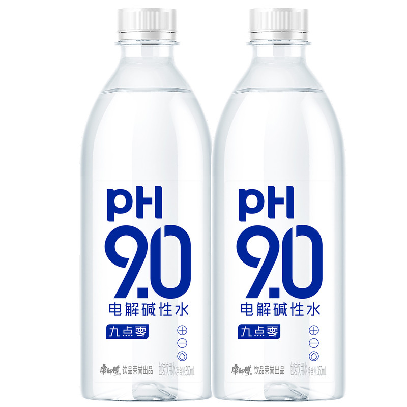【闪购】康师傅pH9.0电解碱性水350ml原味 2瓶装