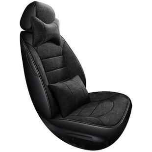 启辰D50R50D60EV专用汽车座套全包围座椅套四季通用亚麻布坐垫套