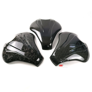 适用本田CBR400R/CBR500R 碳纤维改装件 加高油箱盖外壳保护罩贴