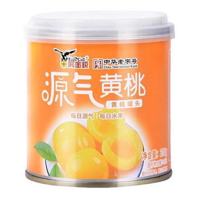 鹰金钱水果黄桃罐头200g