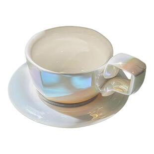 我的后半生梅婷同款高颜值珍珠釉气球咖啡杯女生陶瓷马克杯水杯