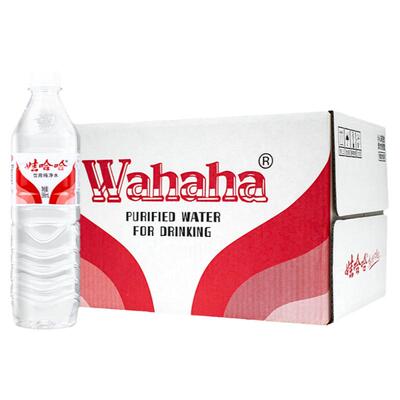 娃哈哈纯净水596ml*24瓶整箱