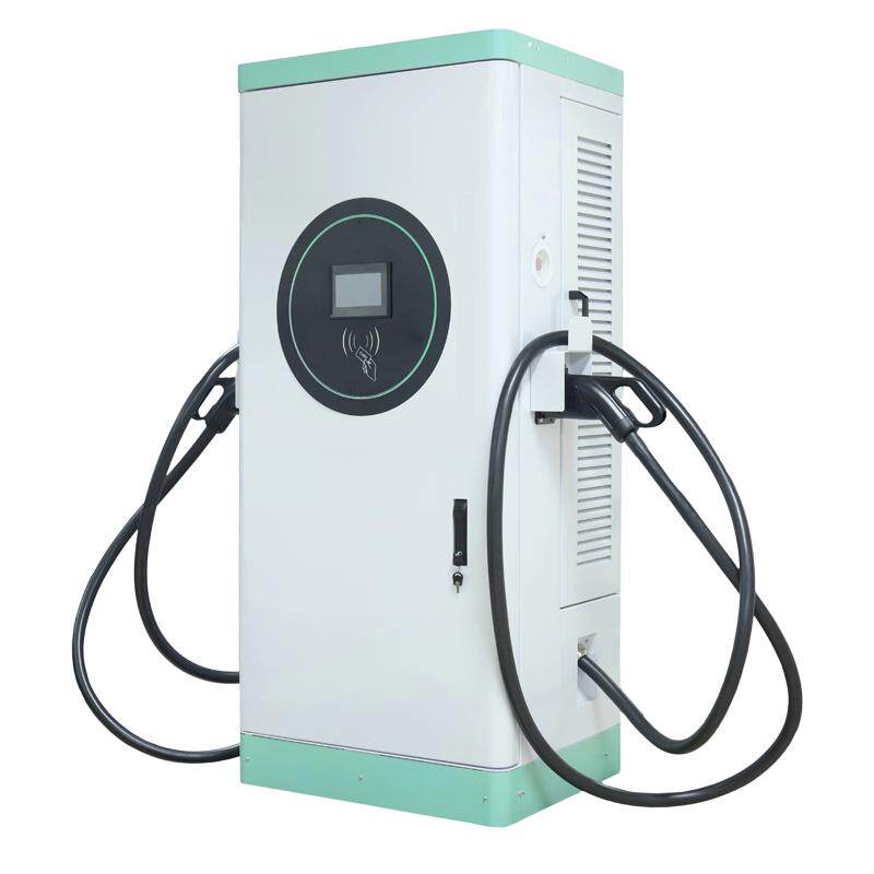 欧标CCS2日标CHAdeMO美标CCS1特标NACS商用双枪落地式直流充电桩