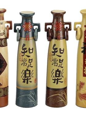 中式禅意古董架书柜家居装饰摆件