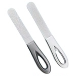 家用精工指甲锉刀不锈钢双面磨甲器打磨修型美甲工具高档指甲锉条