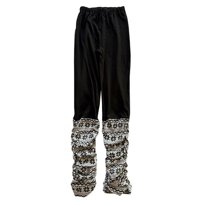 160码女童高腰修身打底裤长裤