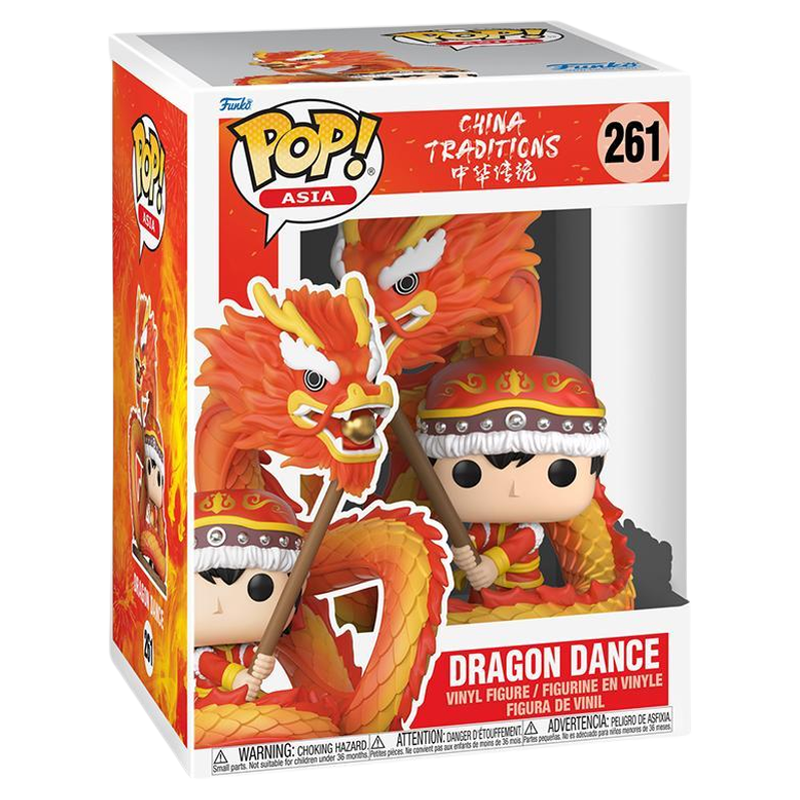 Funko POP中华传统舞龙6英寸龙头公仔手办玩具玩偶摆件新年Asia