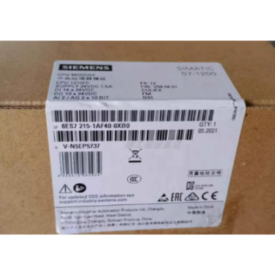 议价6ES7215-1AF40-0XB0西门子CPU 1215 FC模块6ES72151AF400XB0