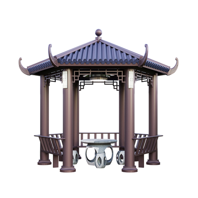 铝合金六角凉亭庭院户外亭子