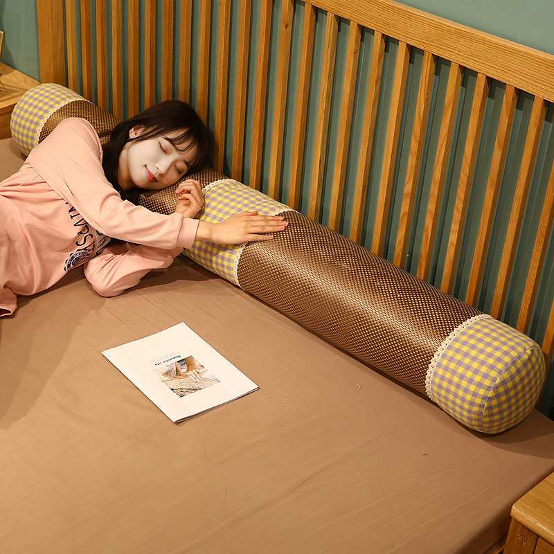 独立内胆长条枕女生侧腿靠枕卧室床头凉席枕床上夹双人抱睡觉靠垫